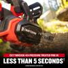 CRAFTSMAN Mini Chainsaw, 10 inch Mini Chainsaw Cordless, Electric Chain Saw, V20 Battery and Charger Included, Handheld Tree Trimmer Wood Cutter (CMCCS610D1)(5Ah Chainsaw Kit)