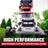CRAFTSMAN Push Mower 15 in, 2 x 4 Ah V20 Batteries and 2 Chargers Included, Up to 45 Min of Runtime, Lightweight, Easy to Maneuver Electric Lawn Mower Cordless with Grass Bag (CMCMWP120M2)(21″ Deck with 2X 9Ah Batteries)