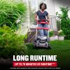 CRAFTSMAN Push Mower 15 in, 2 x 4 Ah V20 Batteries and 2 Chargers Included, Up to 45 Min of Runtime, Lightweight, Easy to Maneuver Electric Lawn Mower Cordless with Grass Bag (CMCMWP120M2)(21″ Deck with 2X 9Ah Batteries)