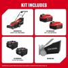 CRAFTSMAN Push Mower 15 in, 2 x 4 Ah V20 Batteries and 2 Chargers Included, Up to 45 Min of Runtime, Lightweight, Easy to Maneuver Electric Lawn Mower Cordless with Grass Bag (CMCMWP120M2)(NEW 15″ Deck with 2X 4Ah Batteries)