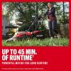 CRAFTSMAN Push Mower 15 in, 2 x 4 Ah V20 Batteries and 2 Chargers Included, Up to 45 Min of Runtime, Lightweight, Easy to Maneuver Electric Lawn Mower Cordless with Grass Bag (CMCMWP120M2)(NEW 15″ Deck with 2X 4Ah Batteries)