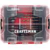 CRAFTSMAN Screwdriver Bit Set, 47-Piece, Includes Bit Tips and Power Bits, Nut Driver Set, Socket Adapters, Compatible with Versa-Track (CMAF1247)(10.75 x 1.16 x 6.87 inches)