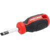 CRAFTSMAN Screwdriver SL1/4 in. x 1.5 in. Compact Slotted, Magnetic Tip, Easy Grip (CMHT65163)