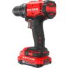 CRAFTSMAN V20 1/2 in Cordless Drill Set With 2.0 Ah Battery, Charger and Double Ended Bit, LED Light, Long Runtime, Ergonomic Power Drill Driver (CMCD702D1)