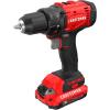 CRAFTSMAN V20 1/2 in Cordless Drill Set With 2.0 Ah Battery, Charger and Double Ended Bit, LED Light, Long Runtime, Ergonomic Power Drill Driver (CMCD702D1)