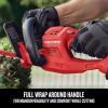CRAFTSMAN V20 22 in. Hedge Trimmer Cordless with 2Ah Battery and Charger, Lightweight Brushless RP Bush Trimmer with Hedge Sweep Attachment, Longer Runtime, Up to 2X More Power (CMCHT830D1)(20V Trimmer Kit)