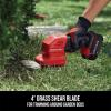 CRAFTSMAN V20 22 in. Hedge Trimmer Cordless with 2Ah Battery and Charger, Lightweight Brushless RP Bush Trimmer with Hedge Sweep Attachment, Longer Runtime, Up to 2X More Power (CMCHT830D1)(20V Mini Trimmer Kit)