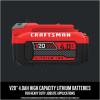 CRAFTSMAN V20 4Ah Lithium Ion Power Tool Battery 2-Pack (CMCB204-2)(2 Batteries)