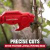 CRAFTSMAN V20 8 FT Cordless Pole Saw, 2 Ah Battery and Charger Included, Tree Pruner, Pivoting Head, Rust Resistant Alloy Steel Blades (CMCPPR320D1)