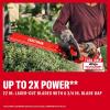 CRAFTSMAN V20 Brushless RP 22 in. Cordless Hedge Trimmer, Lightweight Bush Trimmer with Hedge Sweep Attachment, Up to 2X Power, Longer Runtime, Tool Only (CMCHT830B)