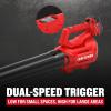 CRAFTSMAN V20 Cordless Axial Leaf Blower Kit, Includes 4.0 Ah Battery and Charger, 100 MPH and 380 CFM Clearing Power, Lightweight, 2 Speed Trigger (CMCBL700M1)