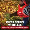 CRAFTSMAN V20 Cordless Axial Leaf Blower Kit, Includes 4.0 Ah Battery and Charger, 100 MPH and 380 CFM Clearing Power, Lightweight, 2 Speed Trigger (CMCBL700M1)