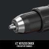 CRAFTSMAN V20 Cordless Hammer Drill Kit, 1/2 inch, 2 Batteries and Charger Included (CMCD711C2)(Hammer Drill Kit Only)