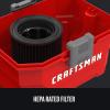 CRAFTSMAN V20 Cordless Vacuum Cleaner, Shop Vac Wet/Dry, 2 Gallon, 7ft Hose, Bare Tool Only (CMCV002B)(Wet/Dry Vac (Tool Only))