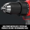 CRAFTSMAN V20 MAX Power Tool Combo Kit, 4-Tool Cordless Power Tool Set (CMCK401D2AM)(4 Tool Combo Kit)