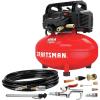 CRAFTSMAN Air Compressor, 6 Gallon, Pancake, Oil-Free with 13 Piece Accessory Kit (CMEC6150K)(Air Compressor w/ Accessory Kit)