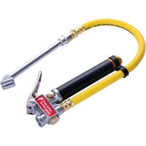 CRAFTSMAN Dual Foot Inflator and Gauge, 20-120 PSI, Built-in Relief Valve, 1/4-Inch NPT Air Inlet