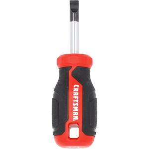 CRAFTSMAN Screwdriver SL1/4 in. x 1.5 in. Compact Slotted, Magnetic Tip, Easy Grip (CMHT65163)