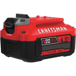CRAFTSMAN V20 4Ah Lithium Ion Power Tool Battery 2-Pack (CMCB204-2)(Single Battery)