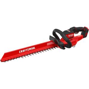 CRAFTSMAN V20 Brushless RP 22 in. Cordless Hedge Trimmer, Lightweight Bush Trimmer with Hedge Sweep Attachment, Up to 2X Power, Longer Runtime, Tool Only (CMCHT830B)