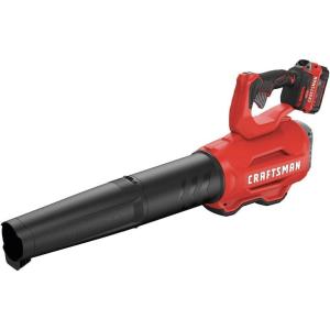 CRAFTSMAN V20 Cordless Leaf Blower, Battery & Charger Included (CMCBL720M1)(w/4Ah Battery)