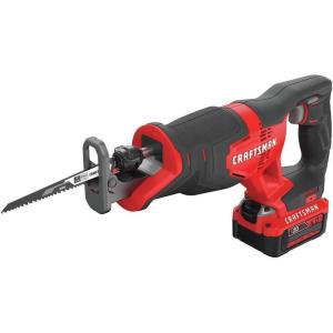 CRAFTSMAN V20 Cordless Reciprocating Saw Kit, 3,000 RPM, 14.5 inch, Battery and Charger Included (CMCS300M1)(Reciprocating Saw Kit)