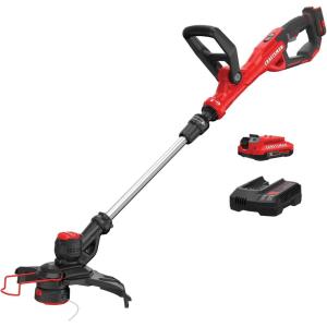 CRAFTSMAN V20 String Trimmer and Lawn Edger Kit with 4Ah Battery and Charger, 13 in. Cordless Weed Wacker with Up to 63 Minutes Runtime, Lightweight (CMCST901M1)(20V Trimmer Kit)