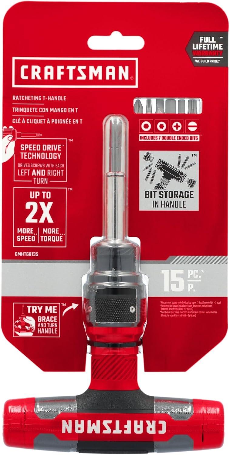 image:imageCRAFTSMAN 13 Piece Speeddrive Ratcheting THandle Set CMHT68135