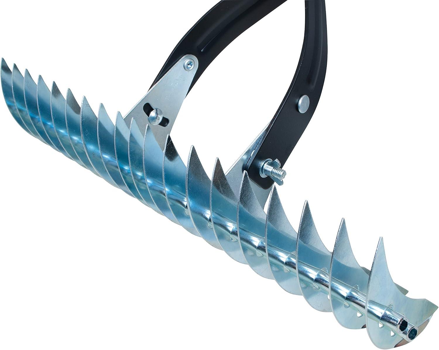 image:imageCRAFTSMAN 2Piece Raking Set with Lawn amp Thatching Rakes Wood Handles with Cushion Grips for Leaves Dethatching Dead Grass Cultivating