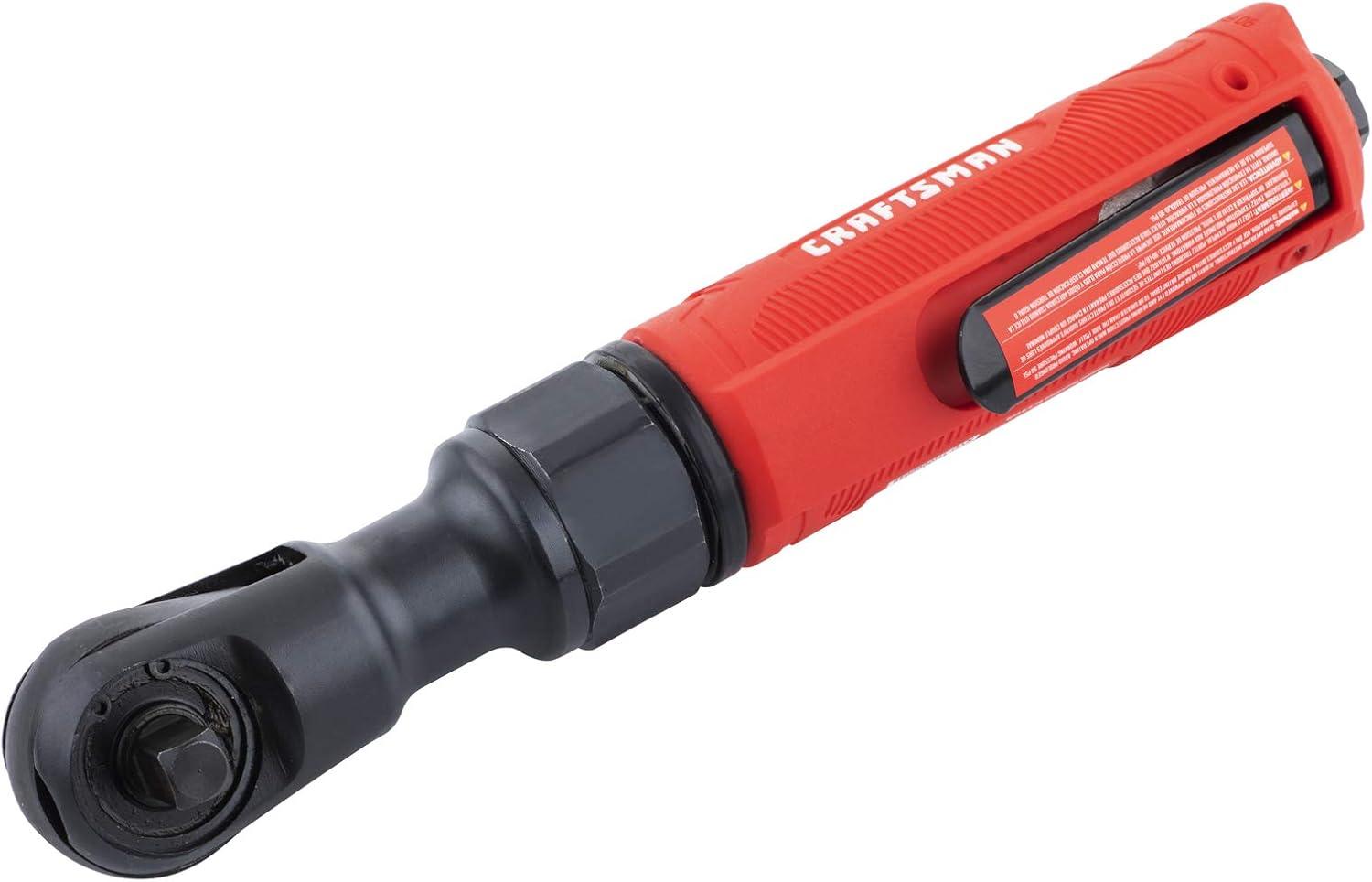 image:imageCRAFTSMAN 38in Air Ratchet Wrench Maximum Torque 50 ftlbs Insulated Handle Easy Access Switch 44 SCFM at 90 PSI