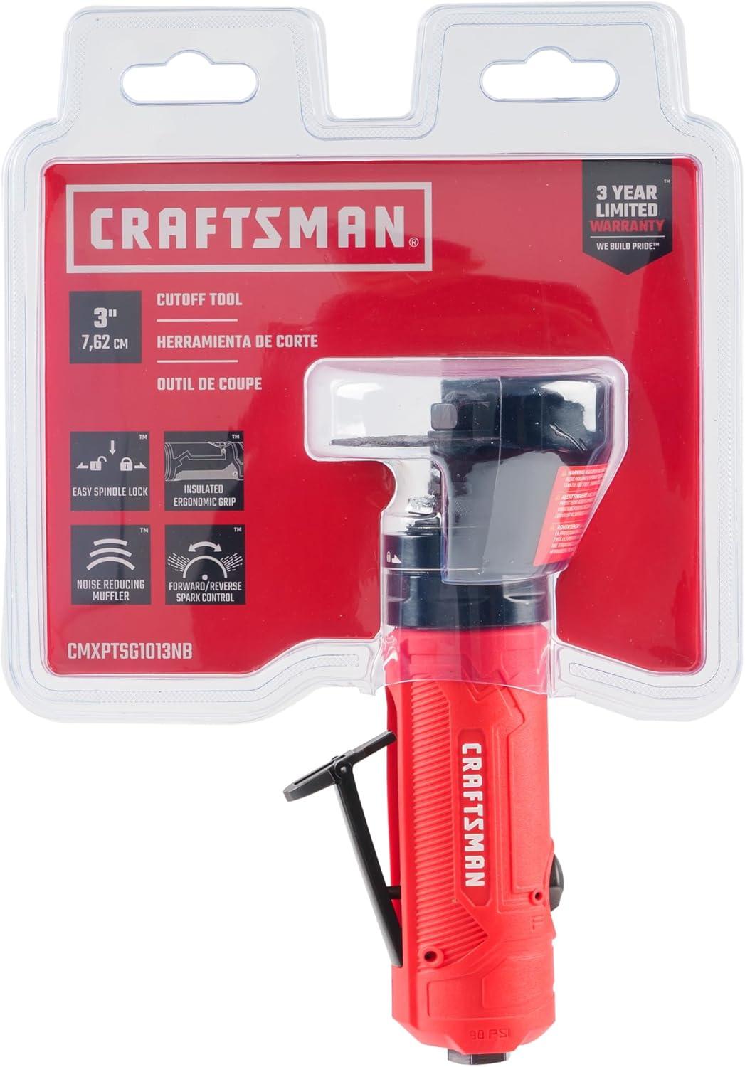 image:imageCRAFTSMAN 3in Cutoff Tool HighSpeed RPM Cutting Lightweight amp Compact Design Safety Guard amp Ergonomic Grip for Automotive Metalwork and DIY Projects