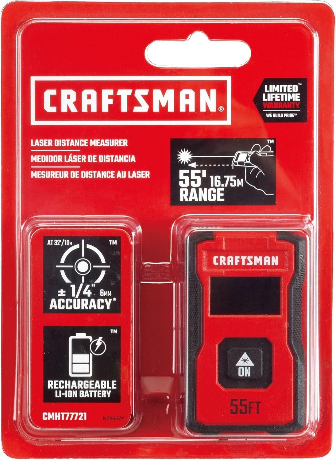 image:imageCRAFTSMAN 55 ft Pocket Laser Distance Measurer CMHT77721