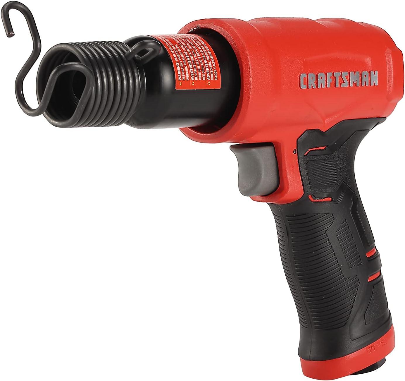 image:imageCRAFTSMAN Air Hammer Medium Stroke 2800 BPM AntiSlip Handle 44 SCFM at 90 PSI FlatBlade Chisel IncludedPack of 1