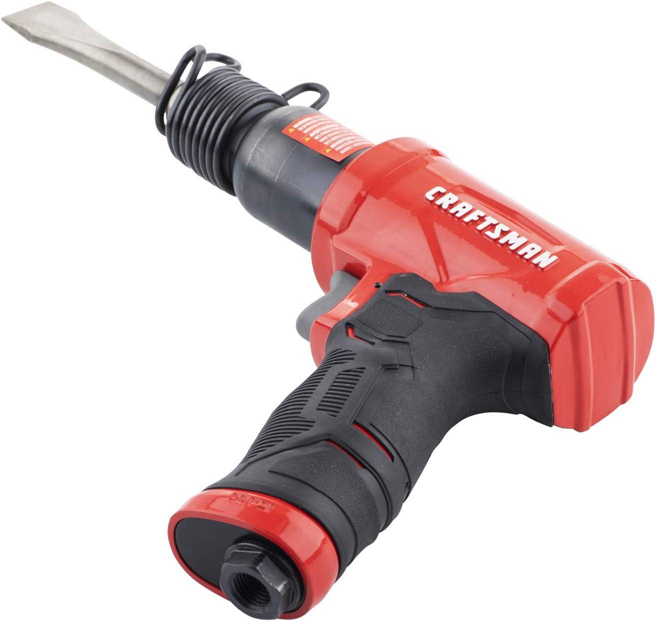 image:imageCRAFTSMAN Air Hammer Medium Stroke 2800 BPM AntiSlip Handle 44 SCFM at 90 PSI FlatBlade Chisel IncludedPack of 1
