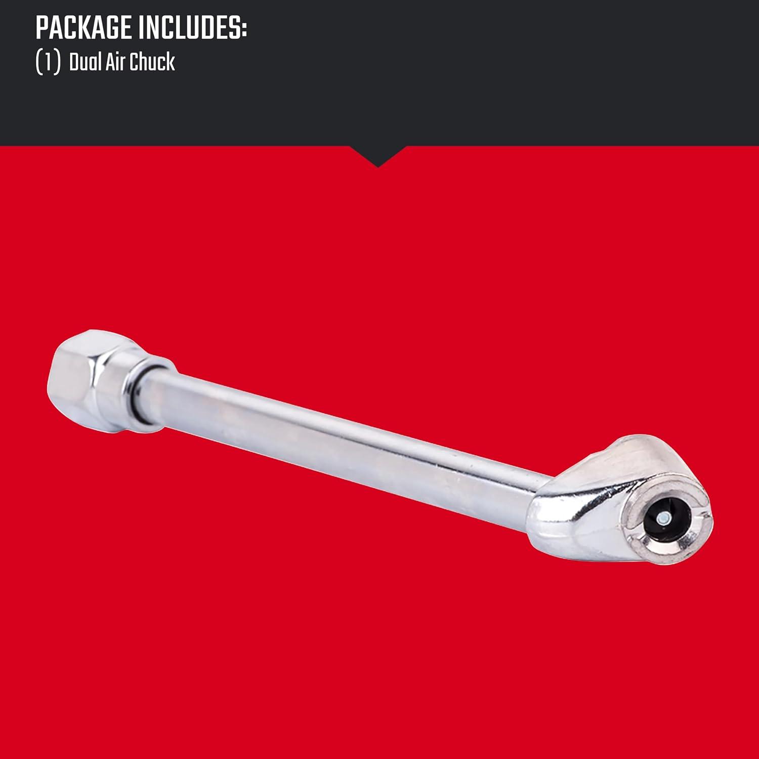 image:imageCRAFTSMAN Dual Air Chuck 14in Female NPT Threads Extended Reach for HardtoReach Valves