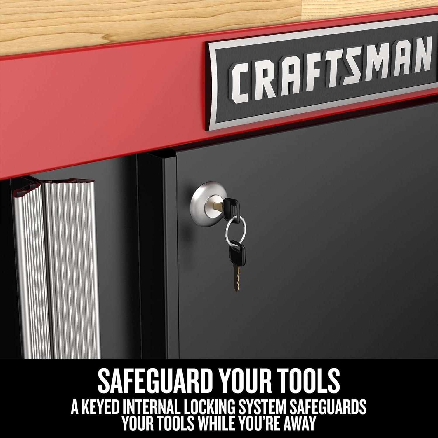 image:imageCRAFTSMAN Garage Storage Cabinet Metal Base 2Door CMST22603RB