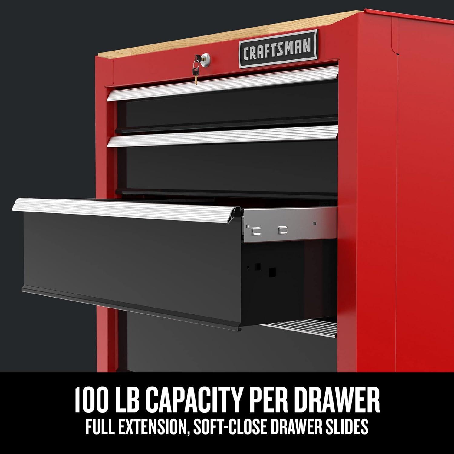 image:imageCRAFTSMAN Garage Storage Cabinet Metal Freestanding 5Drawers CMST22602RB