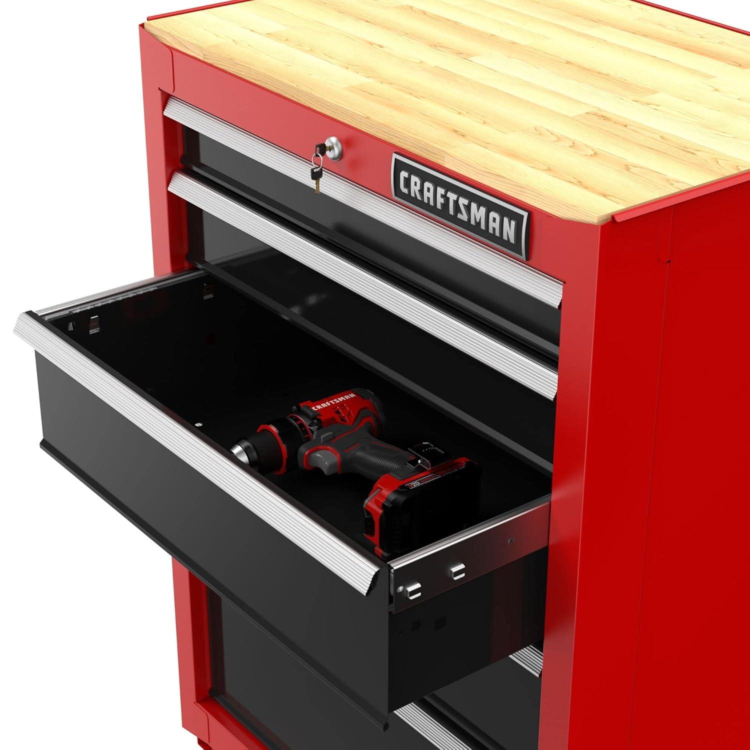 image:imageCRAFTSMAN Garage Storage Cabinet Metal Freestanding 5Drawers CMST22602RB