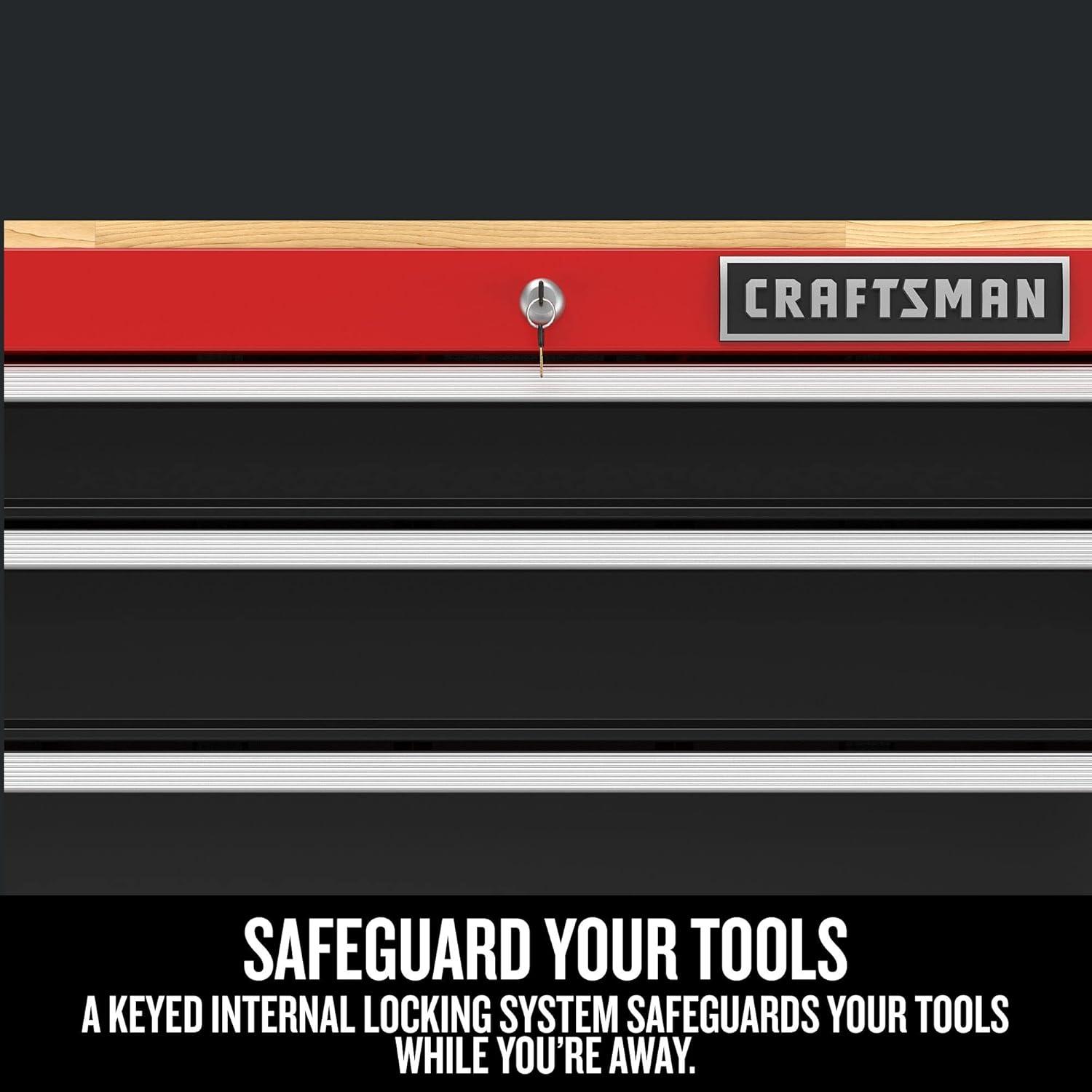 image:imageCRAFTSMAN Garage Storage Cabinet Metal Freestanding 5Drawers CMST22602RB