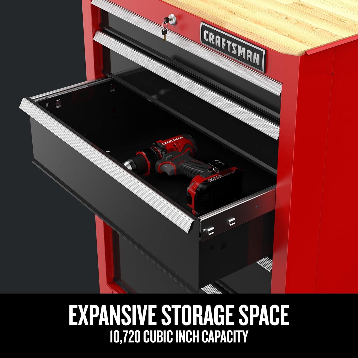 image:imageCRAFTSMAN Garage Storage Cabinet Metal Freestanding 5Drawers CMST22602RB