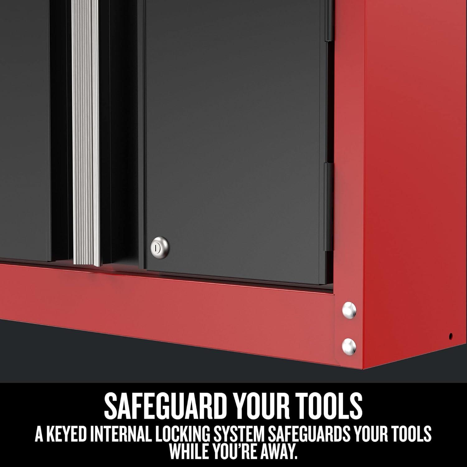 image:imageCRAFTSMAN Garage Storage Cabinet Metal Wall Mounted 2Door CMST21802RB