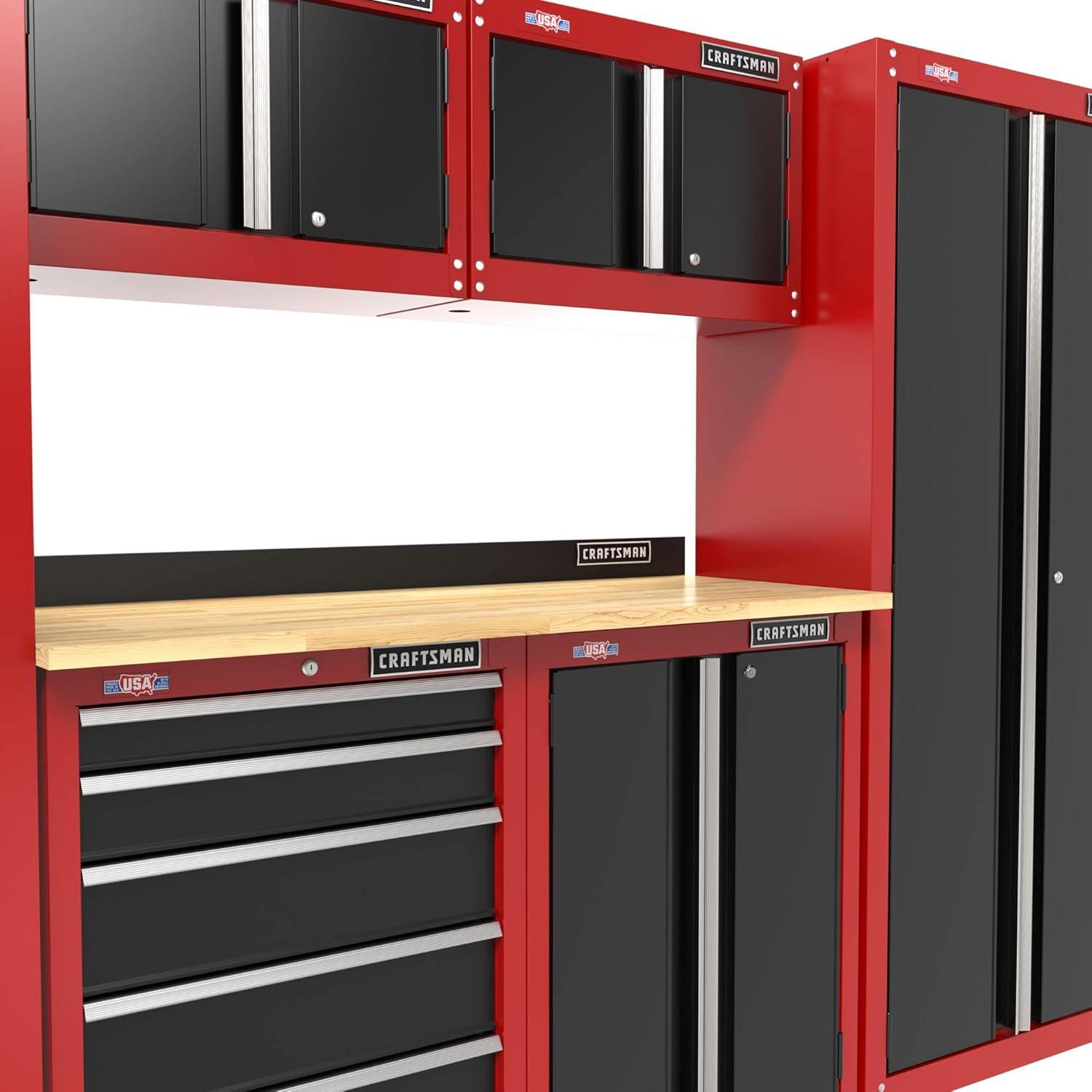 image:imageCRAFTSMAN Garage Storage Cabinet Metal Wall Mounted 2Door CMST21802RB