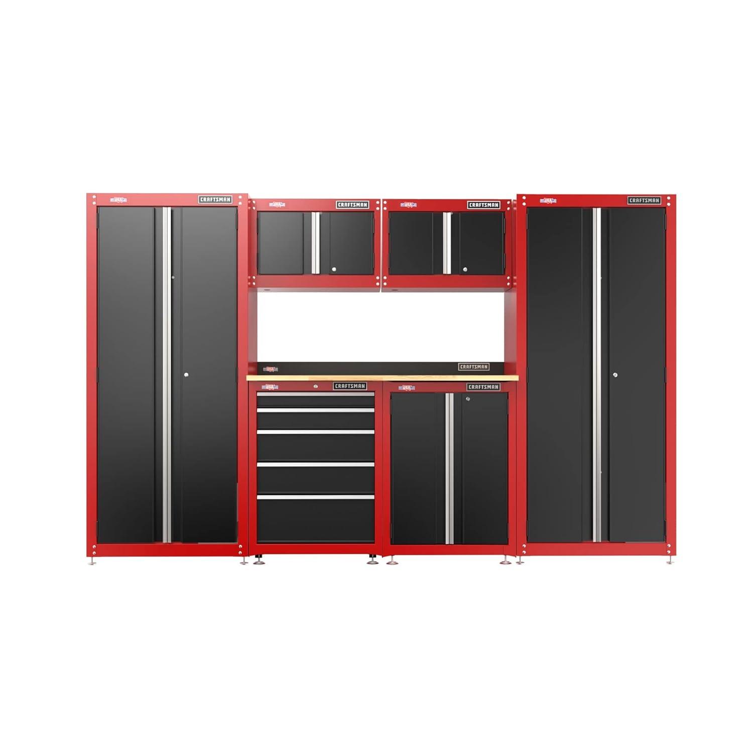 image:imageCRAFTSMAN Garage Storage Cabinet Metal Wall Mounted 2Door CMST21802RB