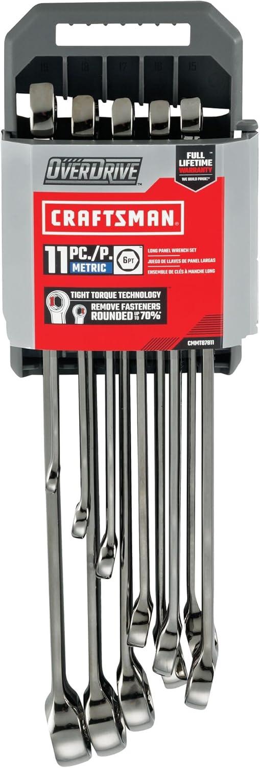 image:imageCRAFTSMAN OVERDRIVE 11Piece Metric Wrench Set CMMT87811