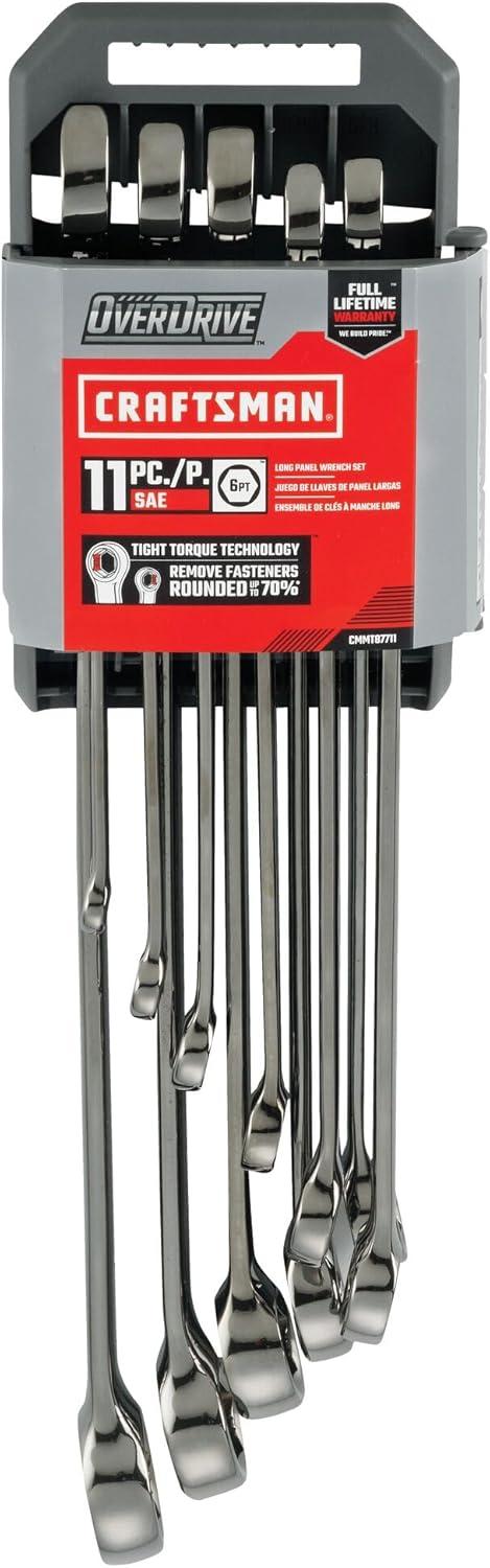 image:imageCRAFTSMAN OVERDRIVE 11Piece Standard SAE Wrench Set CMMT87711