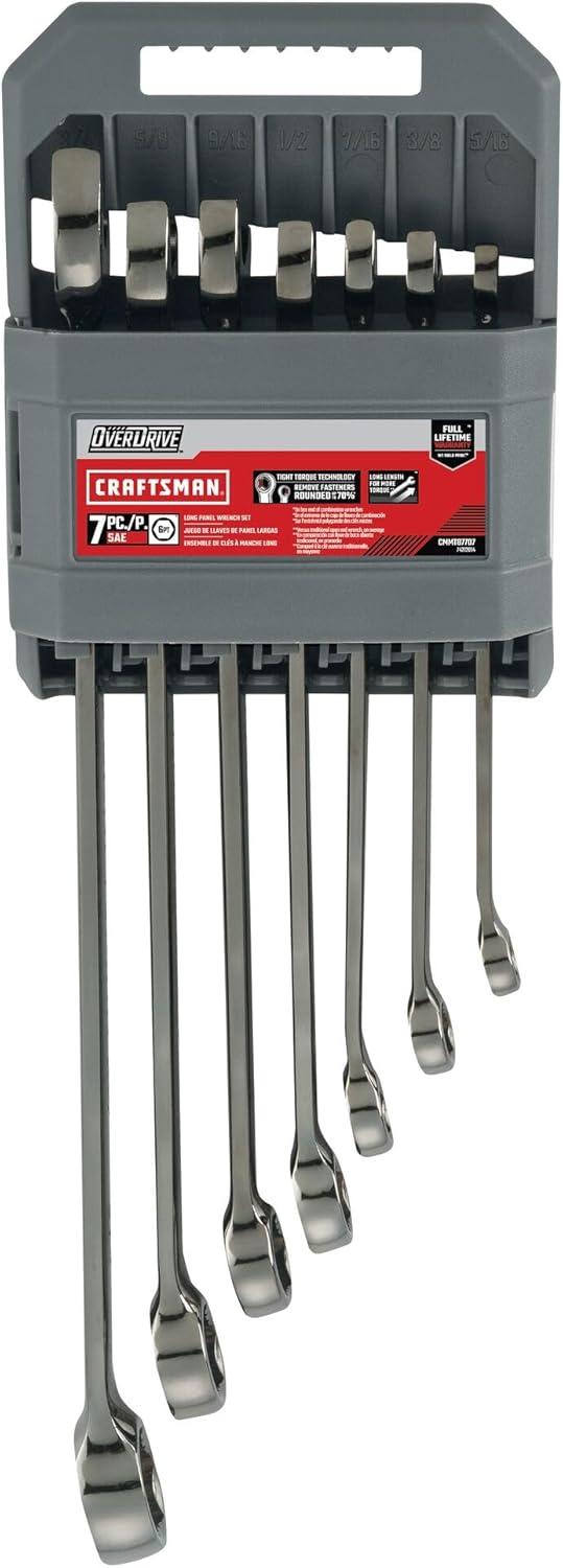 image:imageCRAFTSMAN OVERDRIVE 7Piece Standard SAE Wrench Set CMMT87707
