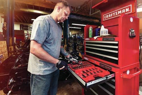 image:imageCRAFTSMAN Rolling Tool Chest 26inch 5Drawer Workshop Tool Storage with Wheels CMST32752RBOld