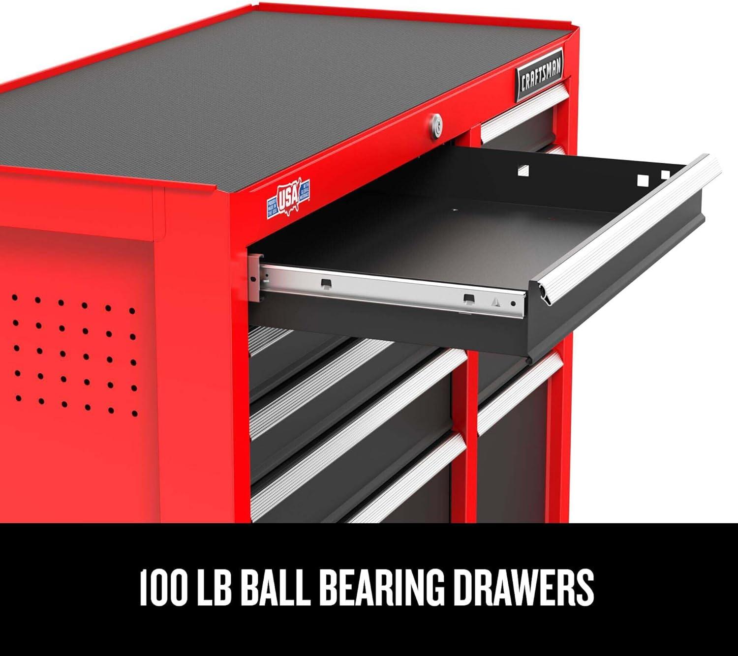 image:imageCRAFTSMAN S2000 41IN 10DRAWER CABINET TRAY amp HOLDER BK CMST341102BKNew Red