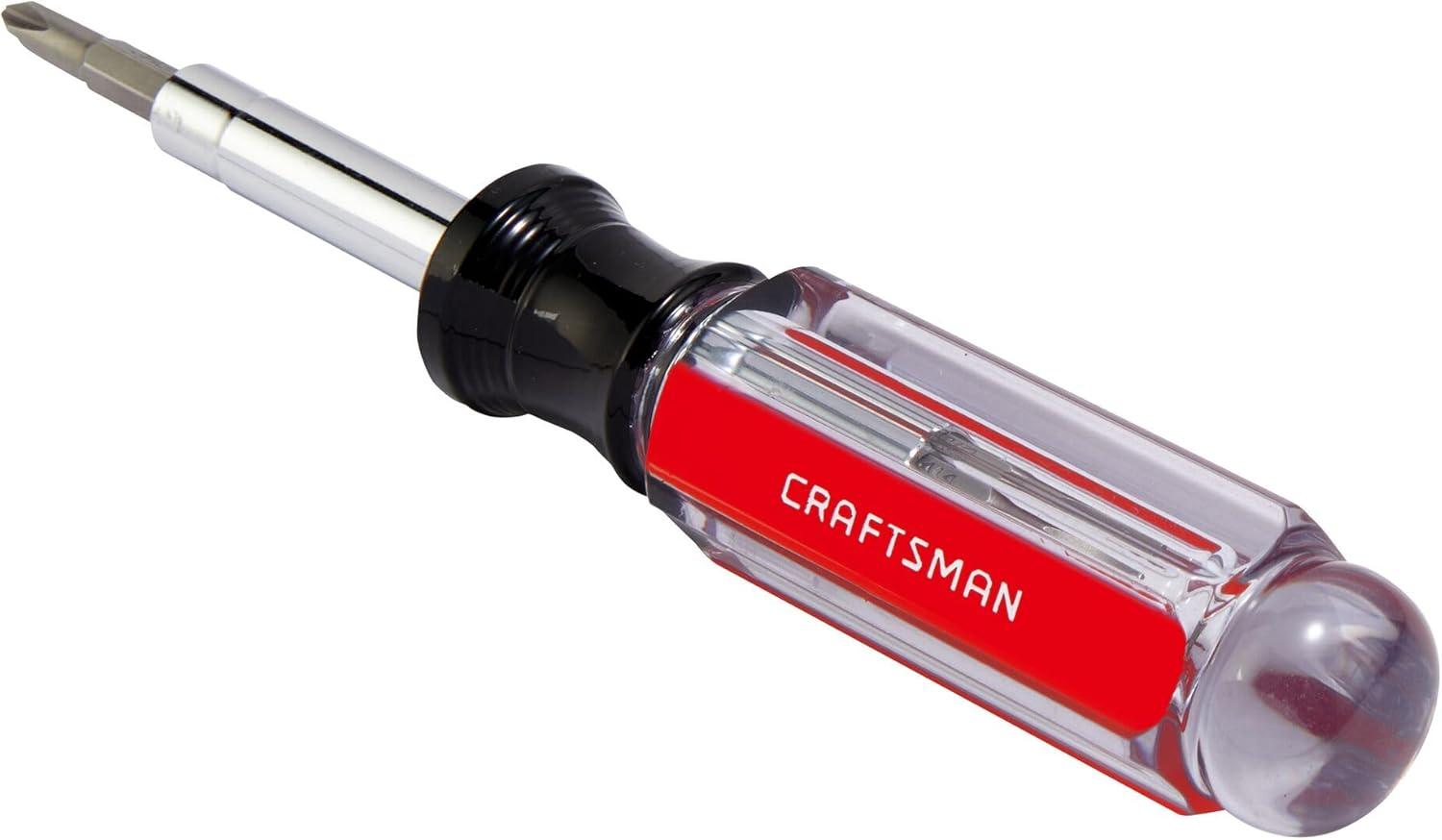 image:imageCRAFTSMAN Screwdriver MultiBit Set 6 in 1 Acetate Handle CMHT66052Pack of 1