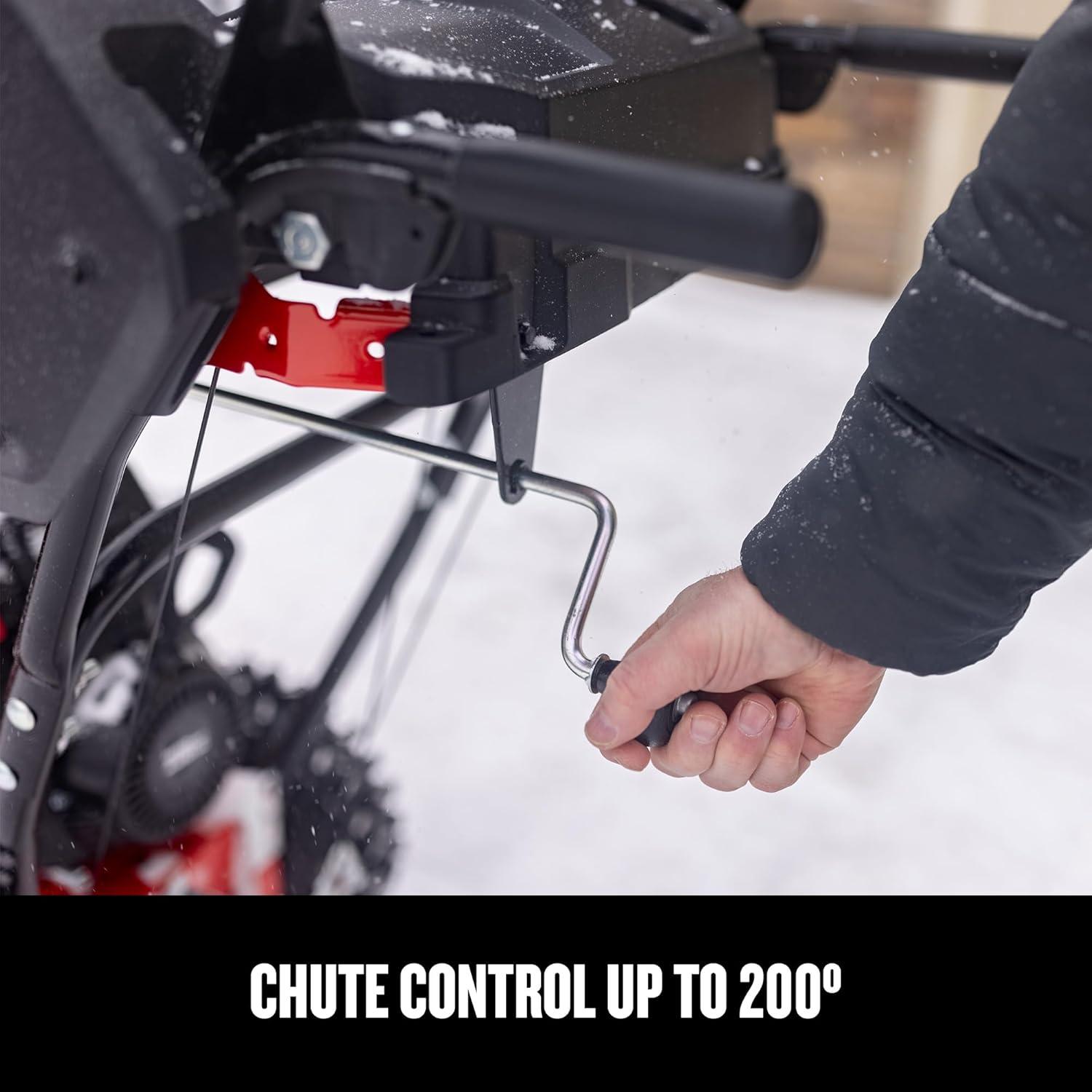 image:imageCRAFTSMAN Select 24 Snow Blower Gas TwoStage Snowblower Start Push Button 208cc Powerful Engine Self Propelled GasPowered Snow Blowers 24in Clearing Width 31AS6K1EB93